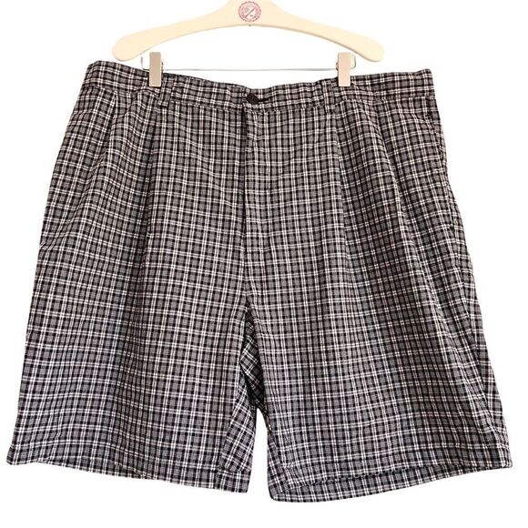 Nautica Rigger Navy + White Plaid Men’s Shorts Size 40 - Picture 1 of 6